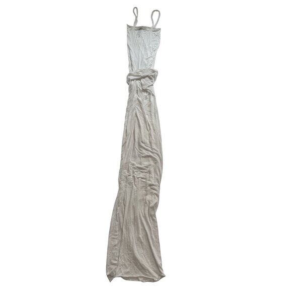 Vettese Draped Maxi Dress in White - Picture 3 of 5
